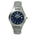 Women's Contempo Metal Watch W/ Blue Dial